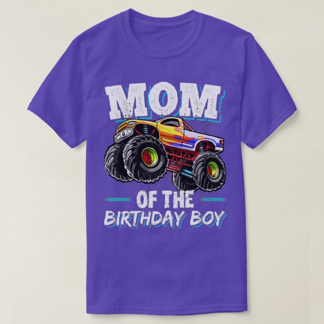Mom of the birthday boy (62)  T-Shirt (Design Front)