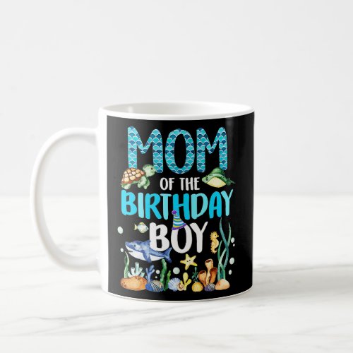 Mom of the birthday boy 66   coffee mug