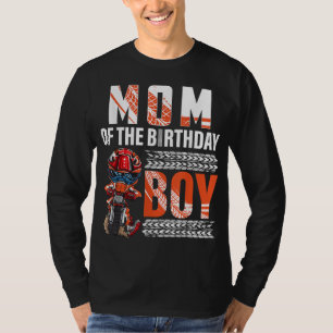 Mom of the Birthday Boy Dirt Bike B-day motocross T-Shirt