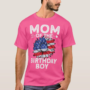 Mom Of The Birthday Boy Family Love Celebration T- T-Shirt