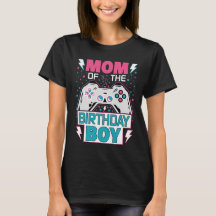 Mom of the Birthday Boy Gaming T-Shirt 