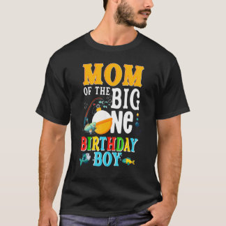 Mom Of The Birthday Boy O Fish Ally One Birthday 1 T-Shirt