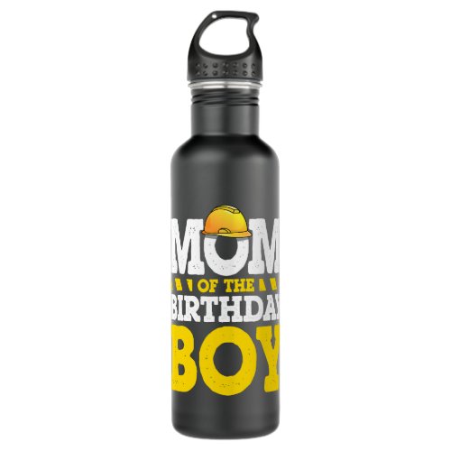 Mom of the Birthday Boy Stainless Steel Water Bottle