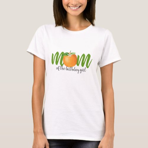 Mom of the Birthday Girl Shirt _ Cutie