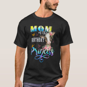 Mom of the birthday princess matching family for m T-Shirt