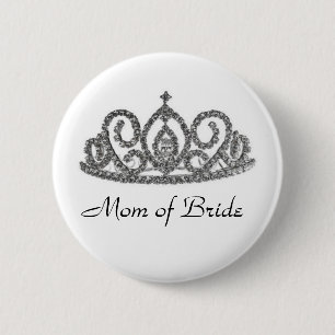Mom of the Bride Pinback Button