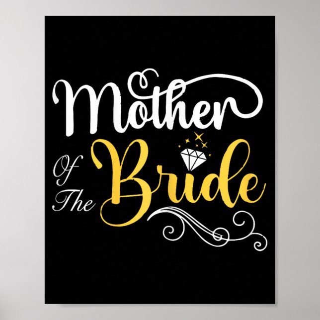 Mom Of The Bride Wedding Shower  Poster (Front)
