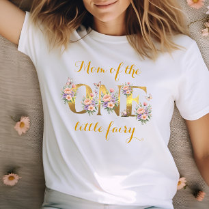 Mom of the fairy garden 1st birthday party T-Shirt