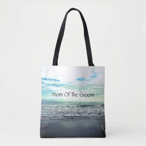 Mom Of The Groom Beach Abstract Gift Wedding Tote Bag