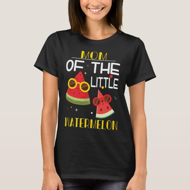 Mom Of The Little Watermelon Frutti Tutti Party Gi T-Shirt (Front)