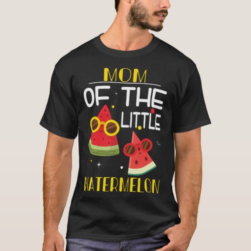 Mom Of The Little Watermelon Frutti Tutti Party Gi T_Shirt
