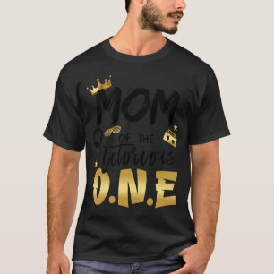 Mom Of The Notorious One 1St Birthday School Hip H T-Shirt