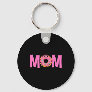Mom Of The Sweet One Birthday - Donut Girl 1st Bir Keychain