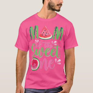 Mom Of The Sweet One Birthday Watermelon Matching T-Shirt