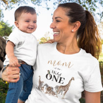 Mom of the Wild One Safari First Birthday T-Shirt