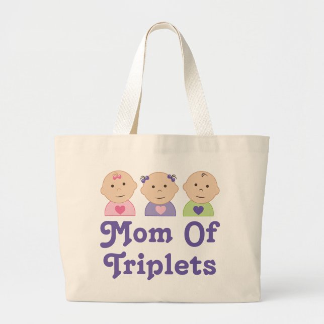 Mom Of Triplets Bag (Front)