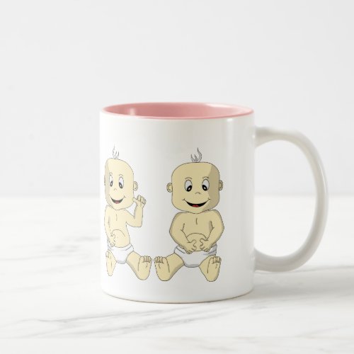 Mom Of Twin Babies Coffee Mug