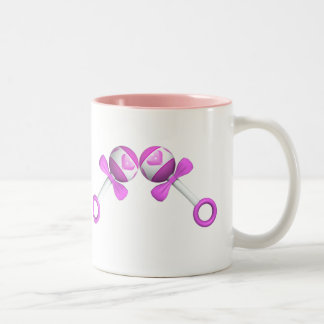 Mom Of Twin Girls Coffee Mug