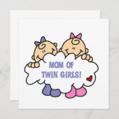 Mom of Twin Girls T-shirts and Gifts (Front/Back)