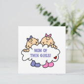 Mom of Twin Girls T-shirts and Gifts (Standing Front)