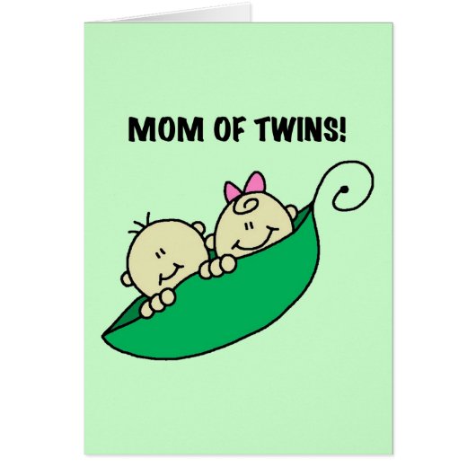Mom of Twins-Peas in a Pod Tshirts and Gifts (Front)