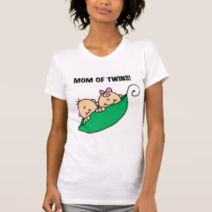 Mom of Twins-Peas in a Pod Tshirts and Gifts