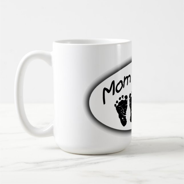 Mom of Twins Stainless Steel Travel Mug (Left)