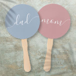 Mom Or Dad Baby Shower Game Hand Fan<br><div class="desc">A fun game for your baby shower. Ask questions about the mom and dad,  and get your guests to show who they think fits the answer. Designed by Thisisnotme©</div>