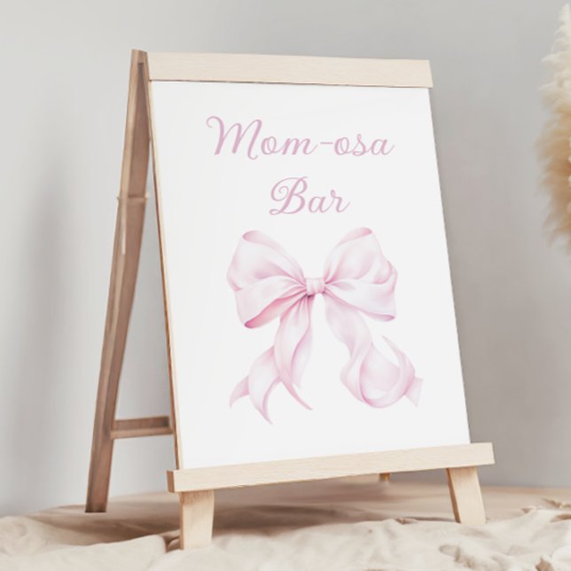 Mom-osa Bar Baby Shower Table Sign (Creator Uploaded)