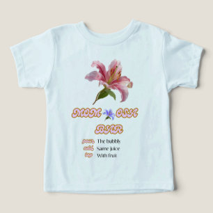 Mom osa bar sign floral pink printable toddler t-shirt