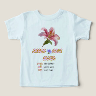 Mom osa bar sign floral pink printable toddler t-shirt