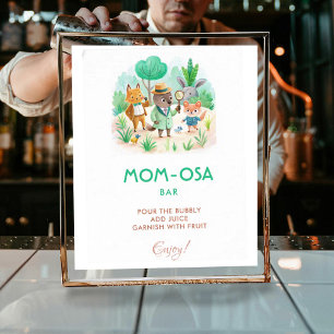 Mom-osa Little Explorer Detective Baby Shower Poster