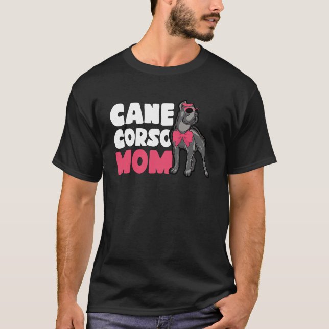 Mom Owner Cane Corso  Female Sunglasses Knot T-Shirt (Front)