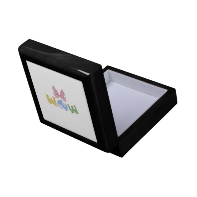 Mom Patchwork Mother's Day Personalized Gift Box (Back Open)