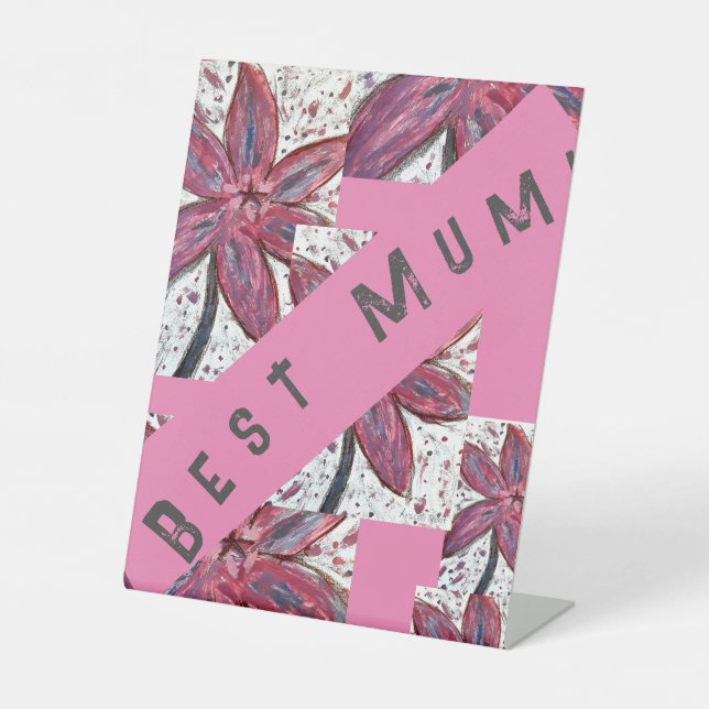 Mom! Pedestal Sign (Front)