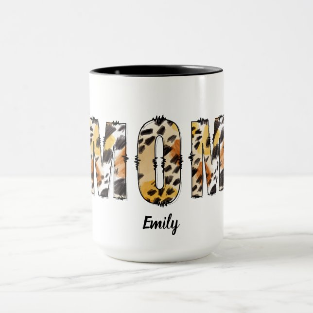 Mom Personalized Name  Mug (Center)