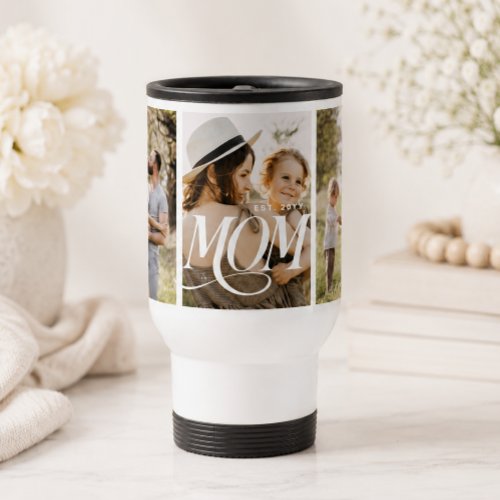 Mom Personalized Photo Travel Mug