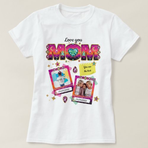 Mom Personalized Shirt Photo Frame Shirt