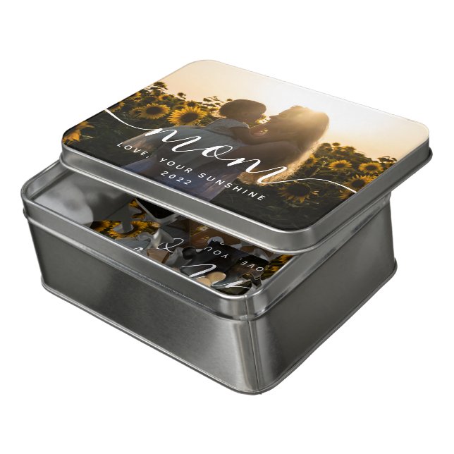 Mom Photo Acrylic Puzzle (Lid Open)