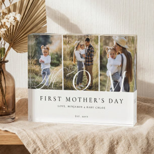 Mom Photo Collage First Mother's Day Keepsake Gift