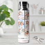Mom Photo Collage Water Bottle<br><div class="desc">Personalized Best Mom Ever 9 Photo Collage Water Bottle. This heartfelt water bottle is a beautiful way to celebrate your mom and all the love she gives. Featuring a collage of nine cherished family photos, this bottle brings together beloved memories for a touching, everyday reminder. At the bottom, Best Mom...</div>