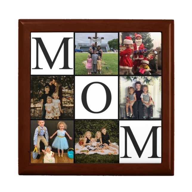 Mom Photo Keepsake Box (Front)