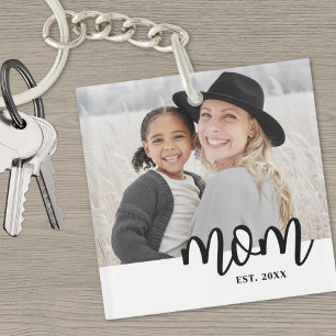 Mom Photo Keychain