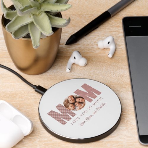 Mom Photo Wireless Phone Charger
