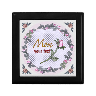 Mom Pink Rosebud Gift Box