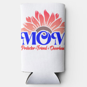 Mom protector friend cheerleader seltzer can cooler