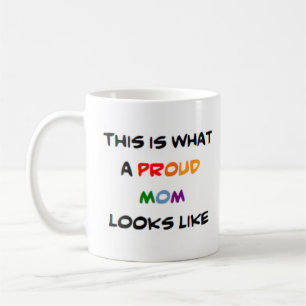 mom, proud coffee mug