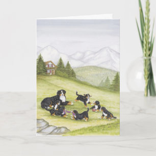 Mom & Pups Card