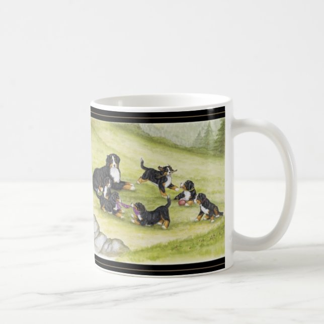 Mom & Pups Coffee Mug (Right)