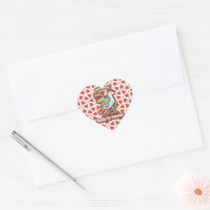 Mom Queen Floral Heart Sticker